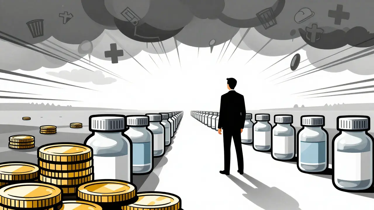 Figure managing health costs with generic medication savings