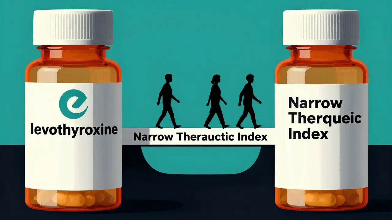 Pill bottles connected by a fragile bridge