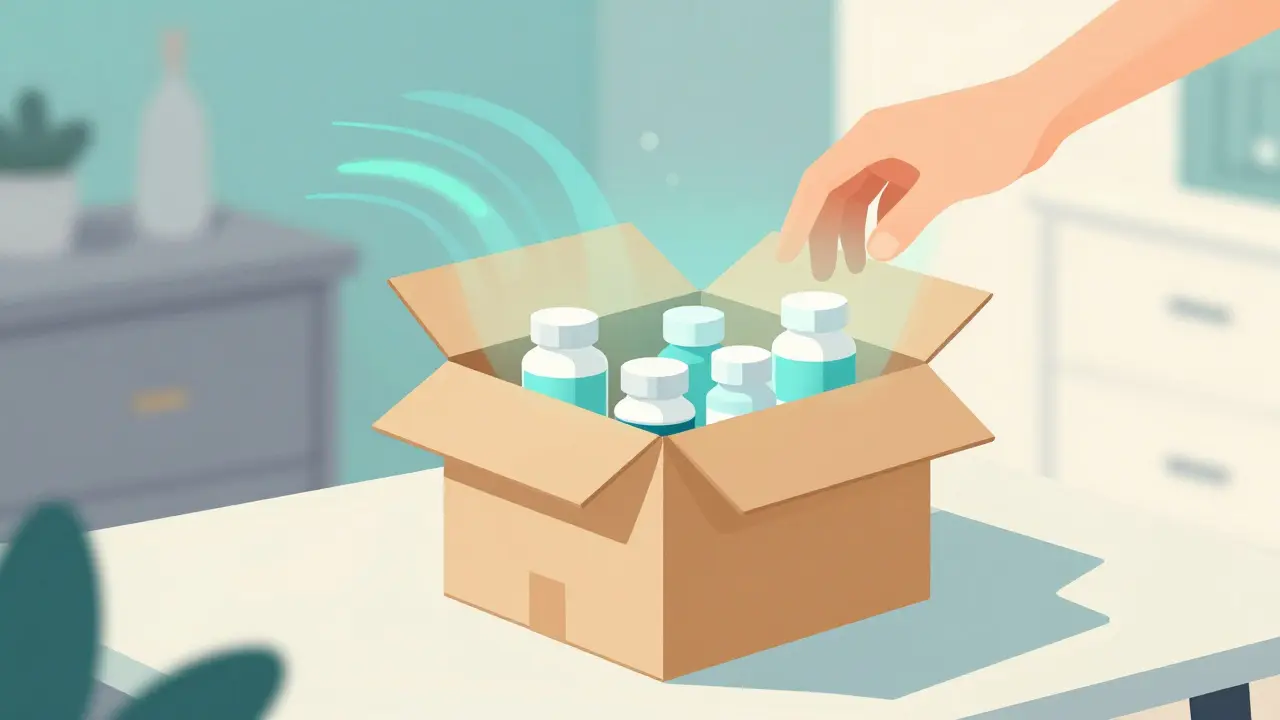 Safe home delivery of thyroid medication