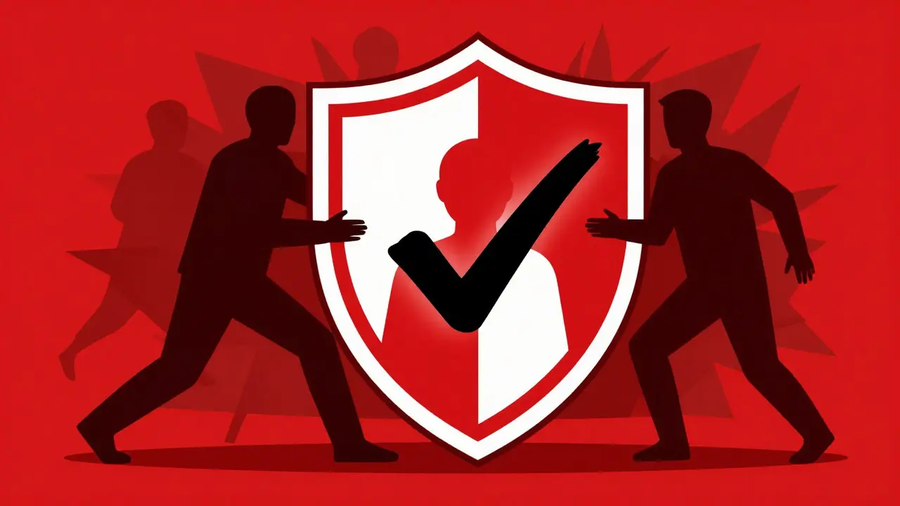 Shield protecting patient from online pharmacy scams